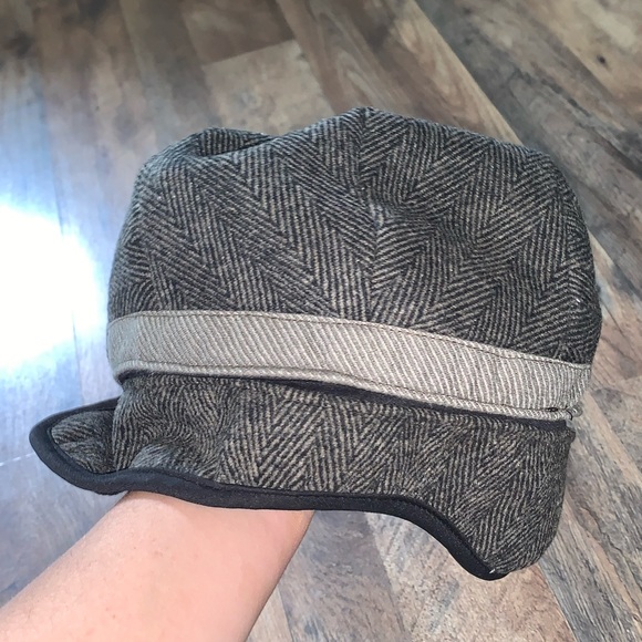 Old Country Road authentic wool blend vintage newsboy driver cap hat size L - Picture 5 of 5